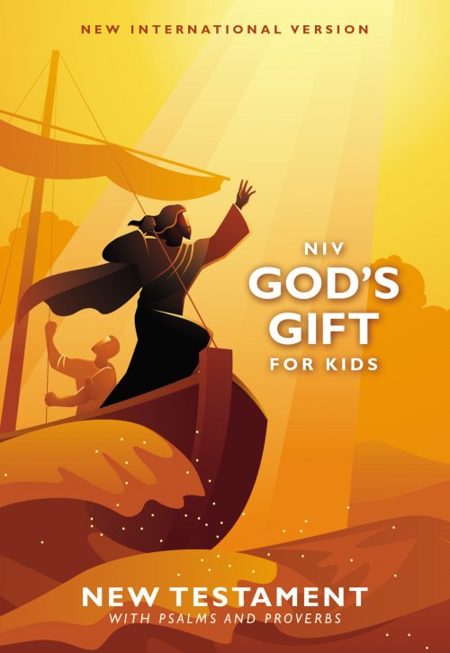 NIV, God's Gift for Kids New Testament with Psalms and Proverbs, Pocket-Sized, Paperback, Comfort Print