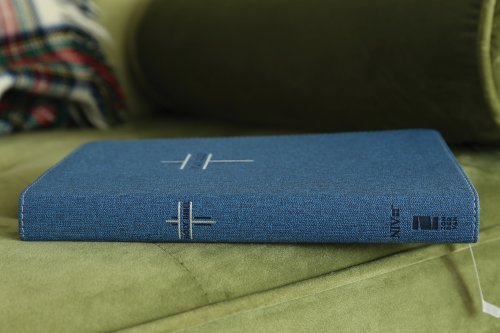 NIV, Bible for Teens, Thinline Edition, Leathersoft, Blue, Red Letter, Comfort Print