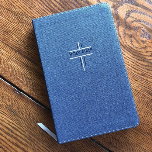 NIV, Bible for Teens, Thinline Edition, Leathersoft, Blue, Red Letter, Comfort Print