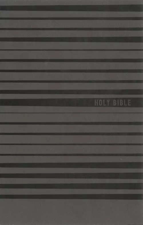 NIV, Holy Bible for Boys, Soft Touch Edition, Leathersoft, Gray, Comfort Print