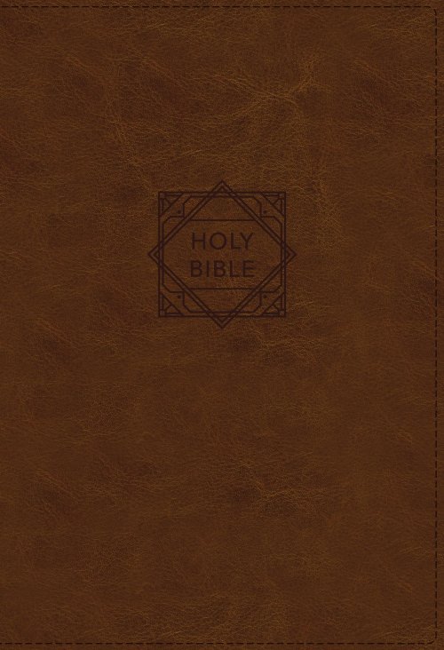 NASB, Super Giant Print Reference Bible, Leathersoft, Brown, Red Letter, 1995 Text, Comfort Print