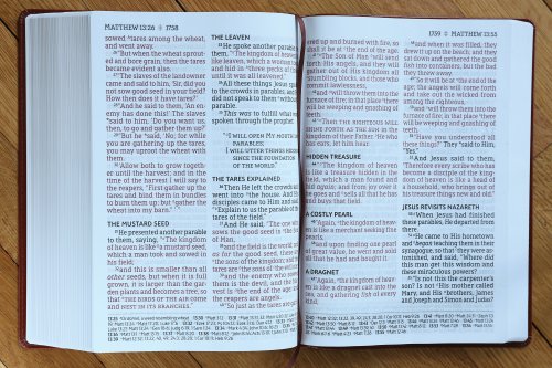 NASB, Super Giant Print Reference Bible, Leathersoft, Brown, Red Letter, 1995 Text, Comfort Print