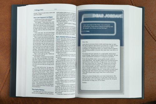 NIV, Teen Study Bible (For Life Issues You Face Every Day), Hardcover, Navy, Comfort Print