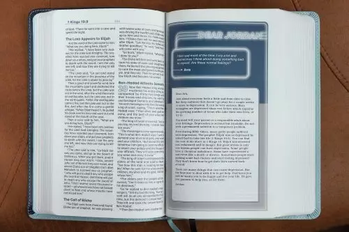 NIV, Teen Study Bible (For Life Issues You Face Every Day), Leathersoft, Teal, Comfort Print