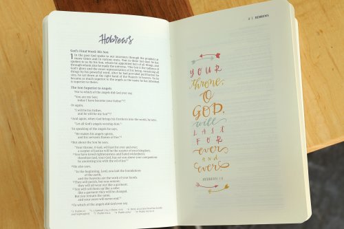 NIV Beautiful Word Bible Journal (Comfort Print): Hebrews-Softcover