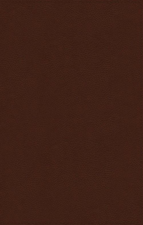 NASB, Thinline Bible, Genuine Leather, Buffalo, Brown, Red Letter, 1995 Text, Comfort Print