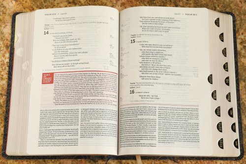 Niv, Life Application Study Bible, Third Edition, Bonded Leather, Navy Floral, Red Letter, Thumb Indexed