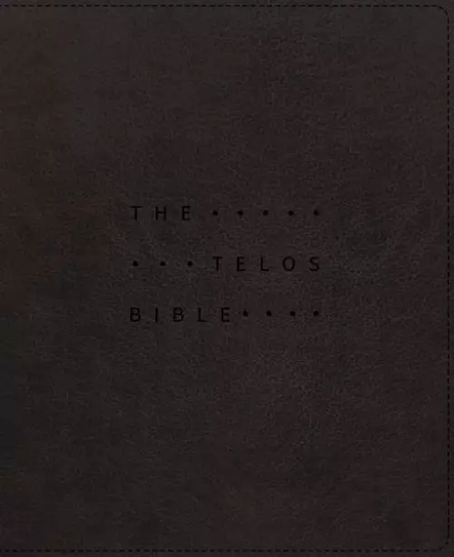 NIV, The Telos Bible, Leathersoft, Charcoal, Comfort Print