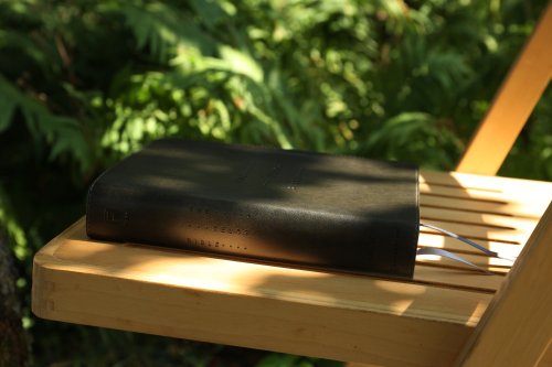 NIV, The Telos Bible, Leathersoft, Charcoal, Comfort Print