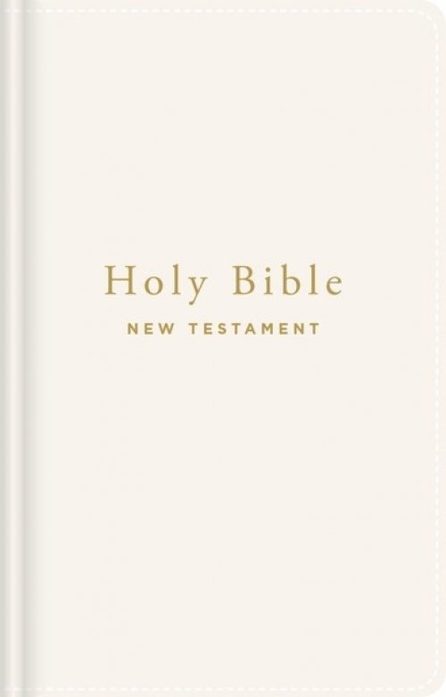 NIV, Tiny Testament Bible, New Testament, Leathersoft, White, Comfort Print