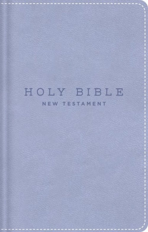 NIV, Tiny Testament Bible, New Testament, Leathersoft, Blue, Comfort Print