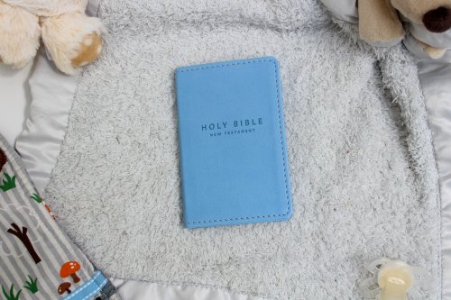 NIV, Tiny Testament Bible, New Testament, Leathersoft, Blue, Comfort Print