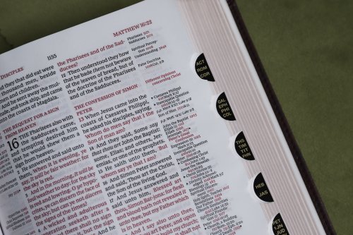 KJV, Thompson Chain-Reference Bible, Handy Size, Leathersoft, Burgundy, Red Letter, Thumb Indexed, Comfort Print