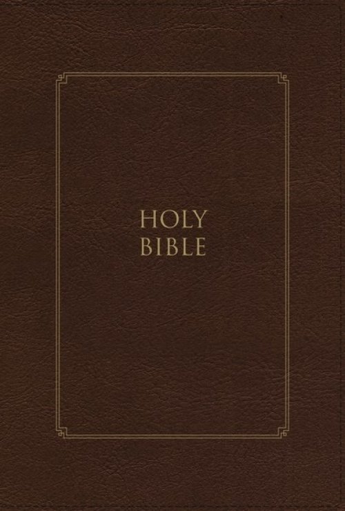 KJV, Thompson Chain-Reference Bible, Large Print, Leathersoft, Brown, Red Letter, Comfort Print