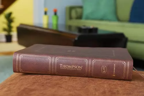 KJV, Thompson Chain-Reference Bible, Large Print, Leathersoft, Brown, Red Letter, Comfort Print