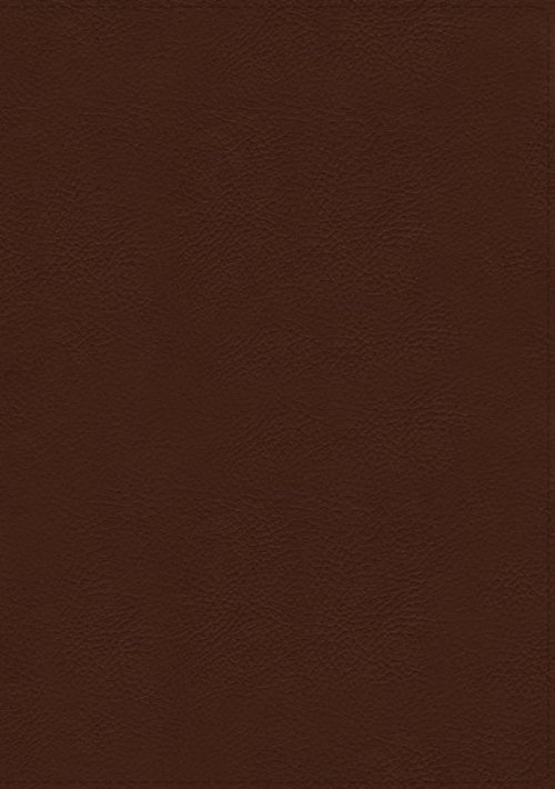 KJV, Thompson Chain-Reference Bible, Genuine Leather, Calfskin, Brown, Red Letter, Comfort Print