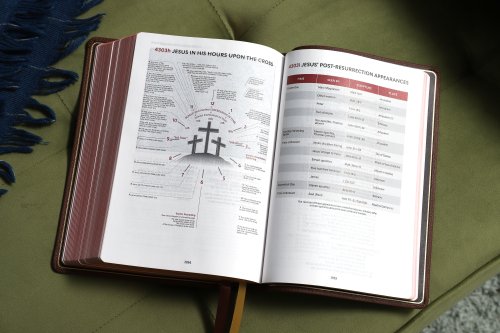 KJV, Thompson Chain-Reference Bible, Genuine Leather, Calfskin, Brown, Red Letter, Comfort Print