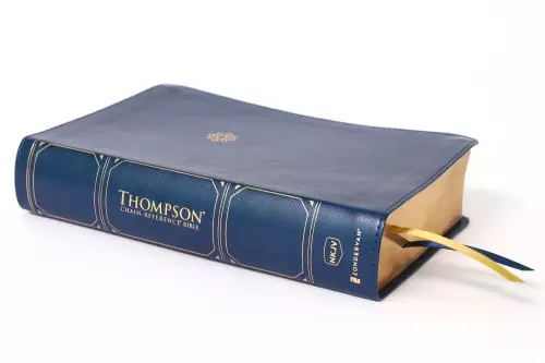 Nkjv, Thompson Chain-Reference Bible, Handy Size, Leathersoft, Navy, Red Letter, Comfort Print