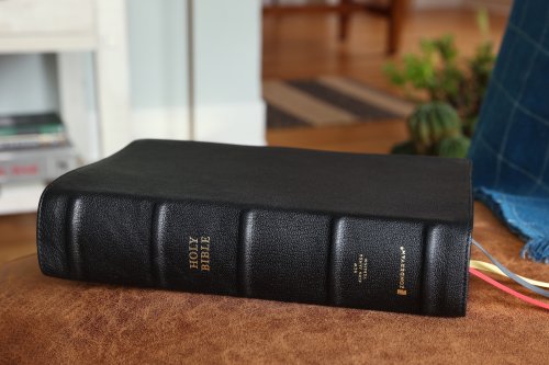 Nkjv, Thompson Chain-Reference Bible, Premium Goatskin Leather, Black, Premier Collection, Black Letter, Art Gilded Edges, Comfort Print