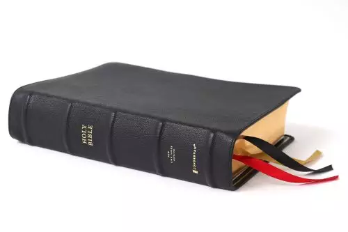 Nkjv, Thompson Chain-Reference Bible, Premium Goatskin Leather, Black, Premier Collection, Black Letter, Art Gilded Edges, Comfort Print