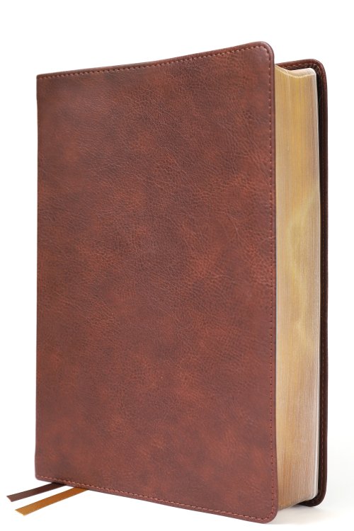 NKJV Thompson Chain-Reference Bible, Leathersoft, Brown, Red Letter, Comfort Print