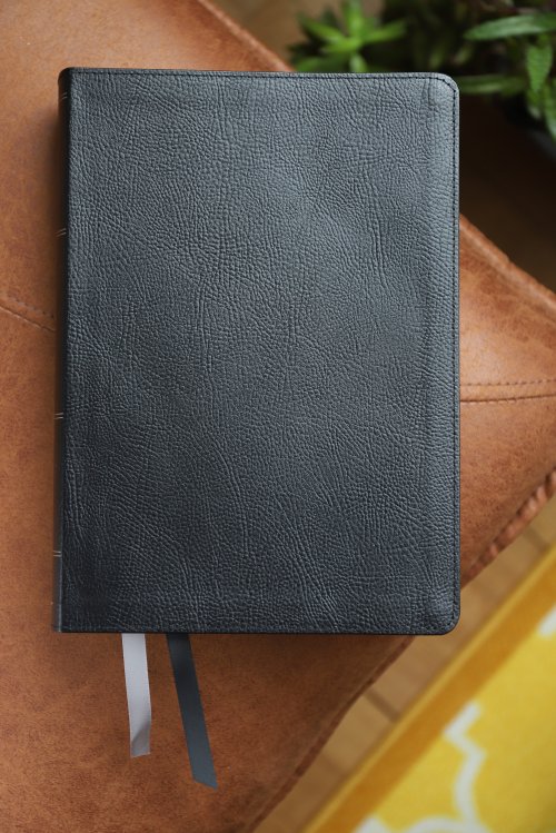 NIV, Thompson Chain-Reference Bible, European Bonded Leather, Black, Red Letter, Comfort Print