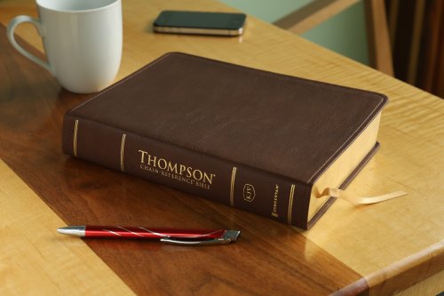 Kjv, Thompson Chain-Reference Bible, Leathersoft, Brown, Red Letter