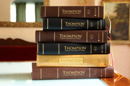 Kjv, Thompson Chain-Reference Bible, Leathersoft, Brown, Red Letter