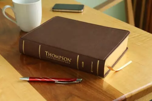 Nasb, Thompson Chain-Reference Bible, Leathersoft, Brown, Red Letter, 1977 Text