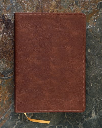 Nasb, Thompson Chain-Reference Bible, Leathersoft, Brown, Red Letter, 1977 Text