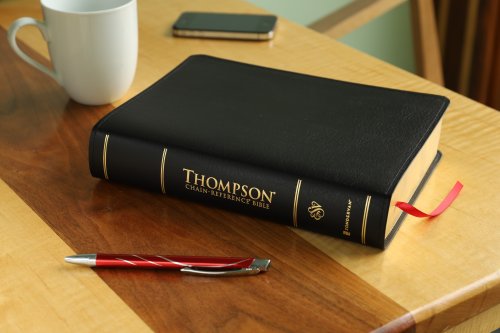 ESV Thompson Chain-Reference Bible, Bonded Leather, Black, Red Letter