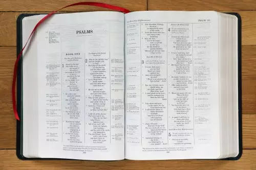 ESV Thompson Chain-Reference Bible, Bonded Leather, Black, Red Letter