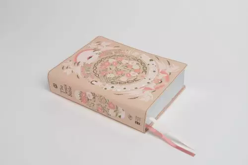 The Jesus Bible Artist Edition, ESV, Leathersoft, Peach Floral