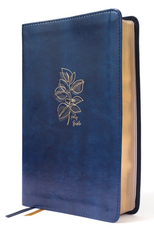 Niv, Women's Devotional Bible (by Women, for Women), Leathersoft, Navy, Comfort Print