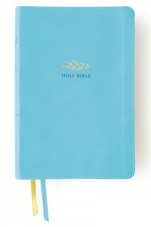 NIV Women's Devotional Bible, Large Print, Leathersoft, Teal, Comfort Print