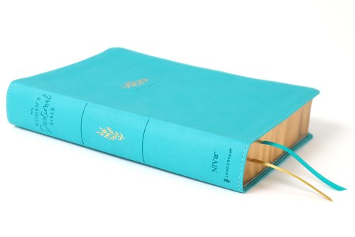 NIV Women's Devotional Bible, Large Print, Leathersoft, Teal, Comfort Print