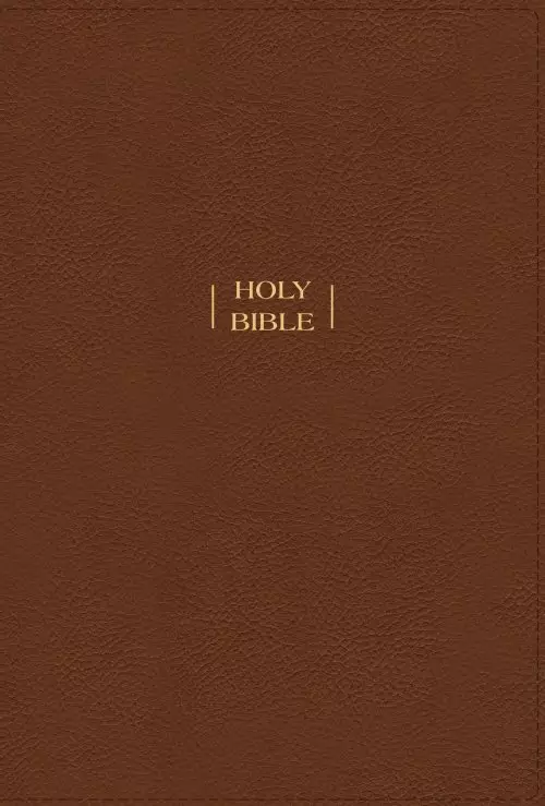 NIV, Wide Margin Bible (A Bible that Welcomes Note-Taking), Leathersoft, Brown, Red Letter, Comfort Print