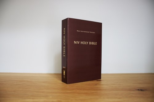 NIV, Holy Bible, Compact, Paperback, Burgundy, Comfort Print