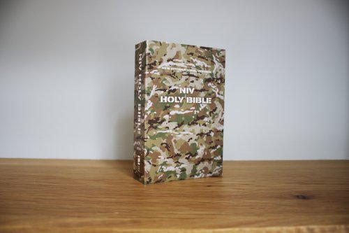 NIV, Holy Bible, Compact, Paperback, Military Camo, Comfort Print