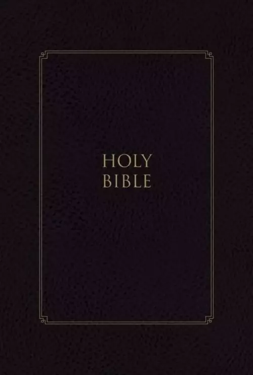 KJV, Thompson Chain-Reference Bible, Leathersoft, Black, Red Letter, Comfort Print