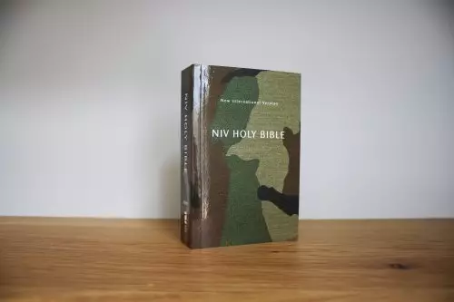 NIV, Holy Bible, Compact, Paperback, Woodland Camo, Comfort Print