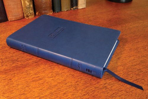 NRSVue, Gift Bible, Leathersoft, Blue, Comfort Print