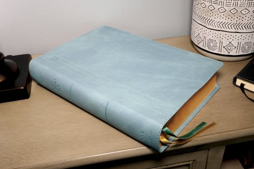 NIV Student Bible, Leathersoft, Teal, Comfort Print