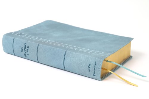 NIV Student Bible, Leathersoft, Teal, Comfort Print