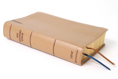 Niv, Student Bible, Personal Size, Leathersoft, Tan, Comfort Print