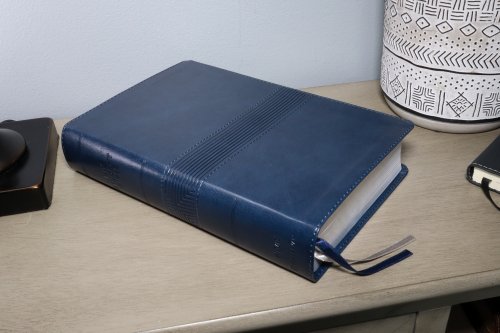 Niv, Student Bible, Personal Size, Leathersoft, Navy, Thumb Indexed, Comfort Print