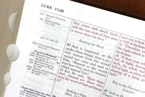 NKJV, Thompson Chain-Reference Bible, Leathersoft, Brown, Red Letter, Thumb Indexed