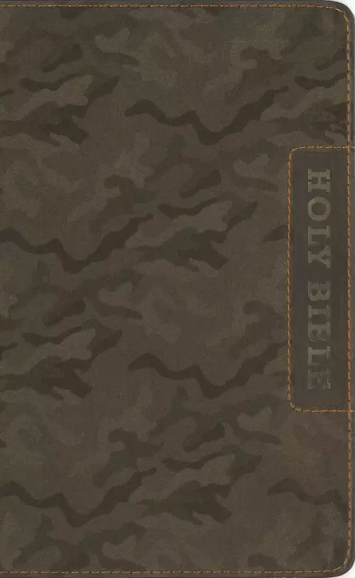 Niv, Boys' Bible, Leathersoft, Brown Camo, Thumb Indexed Tabs, Comfort Print