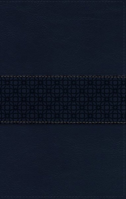 NIV, Thinline Reference Bible (Deep Study at a Portable Size), Leathersoft, Navy, Red Letter, Thumb Indexed, Comfort Print