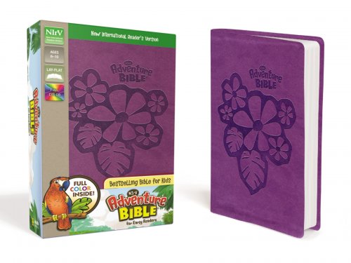 NIrV Adventure Bible for Early Readers, Purple, Imitation Leather, Full Color,  Articles, Illustrations, Hands-On Activities, Introductions, Dictionary, Maps